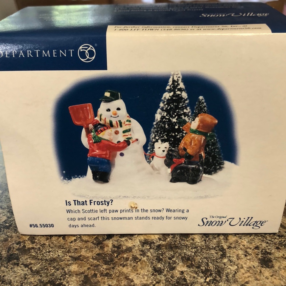 Department 56 Snow Village. In box like new.